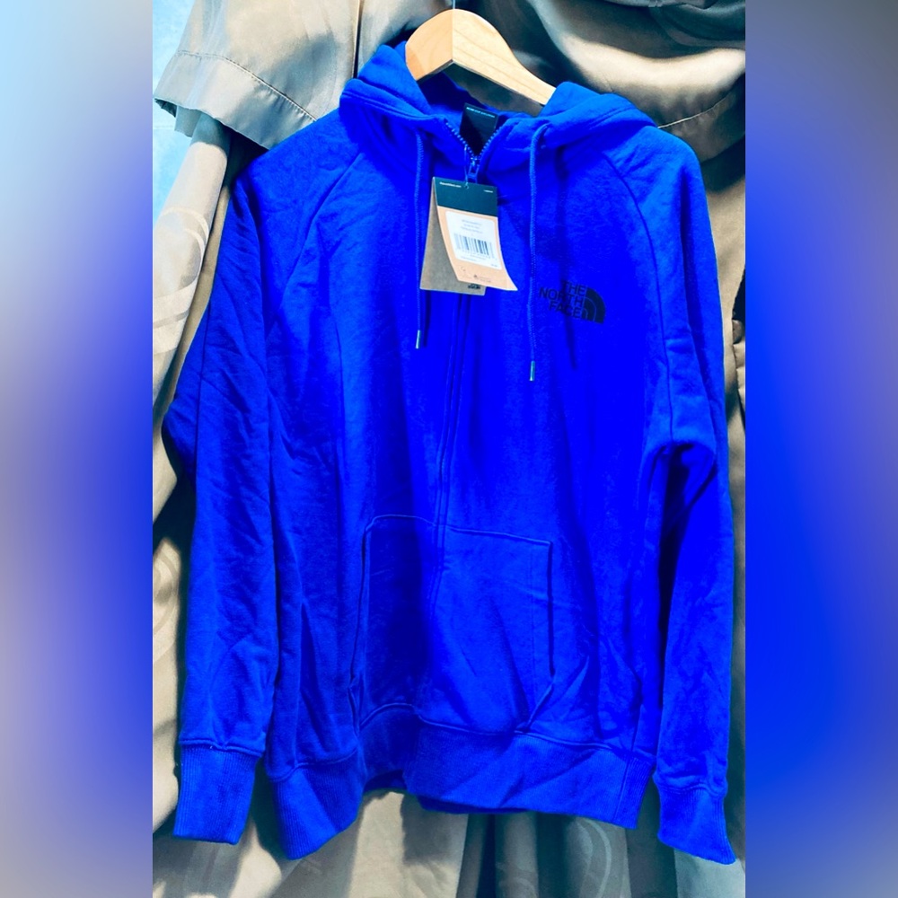 NWT North Face Women’s hoodie L royal blue